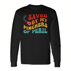 T-shirt vintage à manches longues « Saved By My Pinchers Of Peril » - Product Image 2