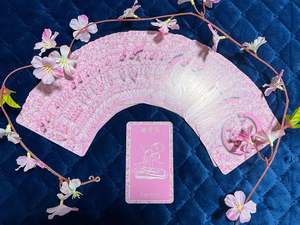 Новые карты Таро Titan <span class=keywords><strong>Print</strong></span> с индивидуальным дизайном, розовым тиснением фольгой и золотым обрезом - Product Image 3