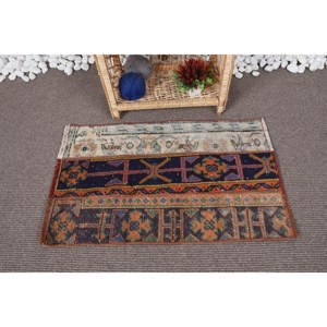 Alfombra de retazos de lana negra y verde tradicional tejido plano Rectangular de 1,8x2,9 pies para sala de estar o pasillo con respaldo de látex - Product Image 1