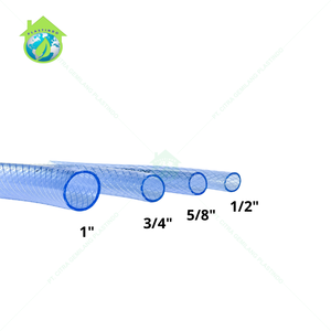 Tuyau d'eau transparent en PVC réglable Flexible de qualité supérieure 5/8 pouces 50 mètres de filetage bobine de tuyau d'arrosage choix industriel fiable - Product Image 2