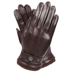 Soft Fabric Leather Driving <b>Gloves</b> Breathable Waterproof Comfort Feel High Quality All Seasons - Product Image 5