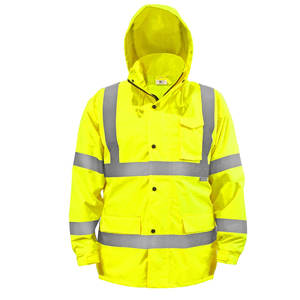 Trajes de lluvia de alta visibilidad con seguridad reflectante Traje DE TRABAJO impermeable Uniformes DE SEGURIDAD Al Aire Libre Impermeable Reflectante general - Product Image 1