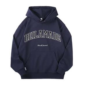 Sweats à capuche de poche de haute qualité avec broderie de lettres-Sweats à capuche pour hommes nouveau style noir - Product Image 2