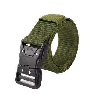 100% réglable en alliage de métal boucle à dégagement rapide chasse randonnée taille Nylon tissu ceinture Sport ceintures extérieur tactique ceinture - Product Image 4