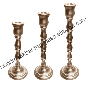 เชิงเทียนอะลูมิเนียมชุบนิกเกิลสุดอินเทรนด์ปี 2026: เชิงเทียนสไตล์ยุโรปสำหรับตกแต่งบ้าน - Product Image 4