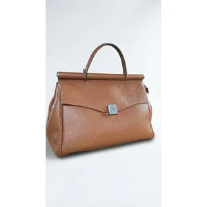 กระเป๋าถือหนังแท้ดอลลาร์อิตาลี - ผลิตในอิตาลี - งานศิลป์ 26019 - Product Image 1