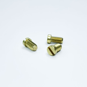 Offre Spéciale vis à métaux en laiton personnalisée vis à fente en laiton directe d'usine - Product Image 1