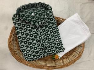 Conjunto de pijama tradicional étnico indio y pakistaní bordado trabajo rayón Kurta ropa informal lista para festivales de adultos - Product Image 6