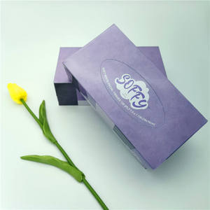 Custom Logo Eco-friendly Comfortable Soft <b>Tissue</b> Cleaner Box 2-3 Ply Virgin Wood Pulp <b>Paper</b> Facial <b>Tissue</b> for Face Cleaning Home - Product Image 4