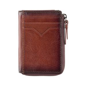 2022 New Arrival OEM Wholesale <b>Mens</b> <b>Wallets</b> Green Genuine Leather <b>Card</b> <b>Holder</b> New LCH-0204 - Product Image 2