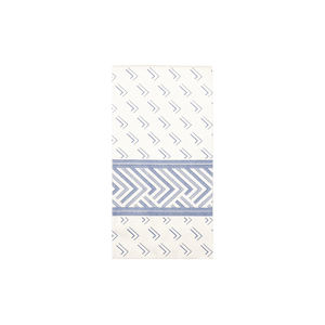 Servilletas Blancas Cuadradas de 48x48cm con Estampado Azul, Plegado 1/8, Bambulux Eco, 300 Unidades, B2B - Product Image 1