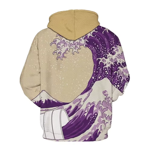 OEM Luxe Lourd Tendance Arrivée de Haute Qualité Premium Personnalisé Nouvelle Mode Imprimé Hiver Hommes Pull À Capuche Avec Kangourou - Product Image 6