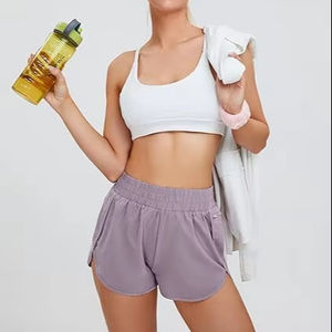 Shorts pour femmes été taille haute respirant mode vêtements de sport Yoga course salon Streetwear décontracté personnalisé marque de vêtements à la mode - Product Image 1