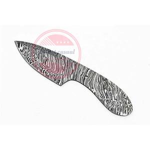 Cuchillos de cocina de caza con hoja en blanco de acero damasco, cuchillas en blanco a la venta - Product Image 5