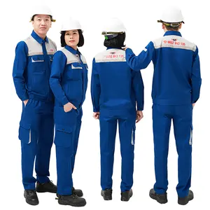 Yüksek kalite özel tasarım tulum emniyet giyim çalışma pantolon nefes mühendislik üniforma tam iş tulumu erkekler & kadınlar