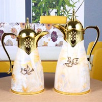 VF30 Produit populaire Doublure en verre thermo blanc Pot à thé populaire en PP pour l'eau corporelle