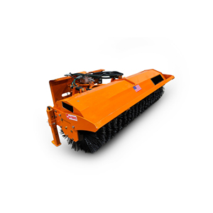 adjustable angle broom tractor <b>sweeper</b> durable poly bristles for dust removal <b>lawn</b> care and site cleanup jobs - Product Image 4