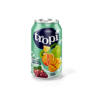เครื่องดื่มน้ำผลไม้ยี่ห้อ tropi ขนาด330มล. รสชาติใหม่ฟรีตัวอย่าง MOQ ต่ำ - Product Image 2