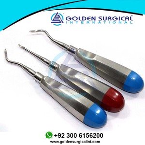 <b>Dental</b> Premium German 3 HEIDBRINK Root TIP <b>Pick</b> Elevators Right Left Straight Instruments Set of 3 - Product Image 4