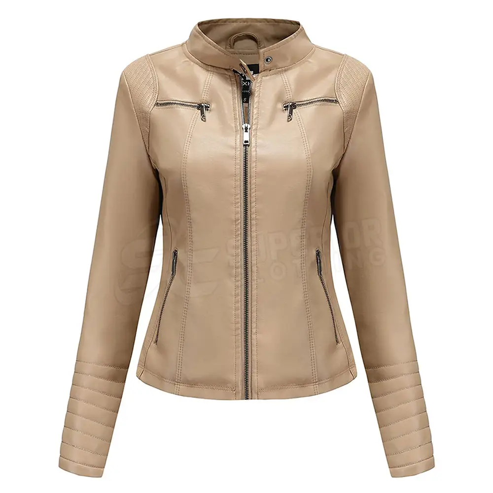 Genuine Leather Jacket Women 2022 New Fashion Long Sleeve Autumn Leather Jackets