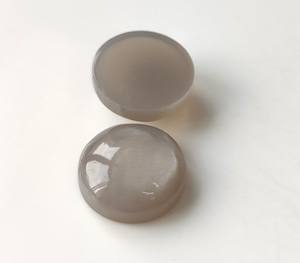 Cabochon en pierre de lune grise naturelle de qualité supérieure 3mm-20mm pierres précieuses rondes à dos plat prix de gros pour la fabrication de bijoux - Product Image 3