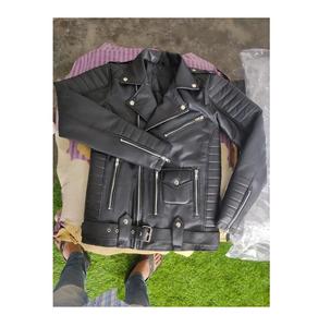 Modern <b>Slim</b> <b>Fit</b> Real Leather <b>Jacket</b> For <b>Men</b> Featuring Smooth Finish And Versatile Casual Street Style Appeal From India - Product Image 2