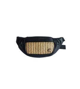 Bolso de Cintura Indang Apang Galeri de Cuero Genuino y Ratán con Cierre de Cremallera, el Mejor Producto de Indonesia - Product Image 1