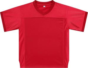 Camisetas de Práctica de Fútbol Americano al por Mayor, Malla de Poliéster, Manga Corta, Transpirables, que Absorben la Humedad, Ropa de Equipo OEM, MOQ Bajo, Varios Colores - Product Image 1