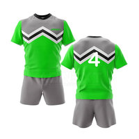 Seragam Rugby Lengan Pendek Poliester 100% Berkualitas Tinggi Terlaris Ukuran Besar Unisex Nyaman Bernapas Cepat Kering