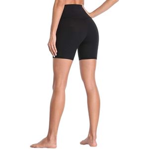 Shorts de Yoga para Mujer, Cintura Alta, Sin Costuras, Efecto Levanta Glúteos, Secado Rápido, Elásticos en 4 Direcciones, Transpirables, para Gimnasio y Entrenamiento, Diseño Sólido Personalizado - Product Image 4