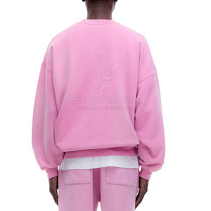 Sudadera Clásica con Lavado Ácido, Textura Desgastada con Estilo y Sensación Suave, Sudadera Básica con Lavado Ácido - Product Image 3