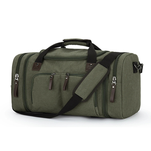 Factory Custom Luxury Gym Duffle <b>Bag</b> Portable <b>Large</b> Capacity <b>Canvas</b> <b>Tote</b> <b>Bag</b> for Weekend Travel and Outdoor Sports Durable - Product Image 1