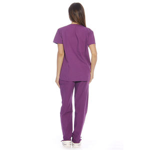 Combinaisons de blouses médicales pour hommes de haute qualité avec logo personnalisé, en toile unie, séchage rapide, respirantes, grandes tailles pour usage hospitalier - Product Image 3