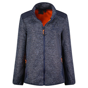 Chaqueta de lana Polar especial de invierno con cremallera clásica para mujer, chaqueta cálida de moda con bolsillos y cremallera para mujer con logotipo personalizado - Product Image 1