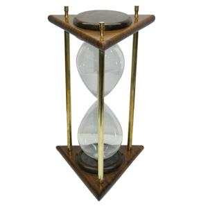 Promotional Item Metal Item Table Brass Item Unique Design Nautical Brass <b>Hourglass</b> Maritime Sand Timer Compass Good Quality - Product Image 4