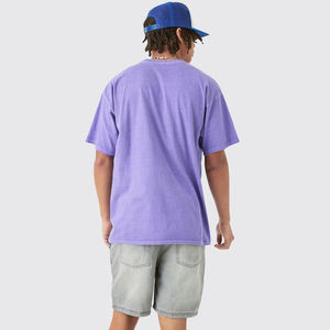 เสื้อยืดคอตตอนโอเวอร์ไซส์ 280 GSM สกรีนโลโก้ตามสั่ง สำหรับผู้ชาย เสื้อสตรีทแวร์เนื้อหนา ระบายอากาศได้ดี พรีเมียม สวมใส่สบาย เหมาะกับฤดูร้อน คอกลม - Product Image 2