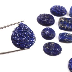 Paire de pierres précieuses fluorite ovale coupe produit en vrac naturel fait à la main 100 pièces pour la fabrication de bijoux - Product Image 3