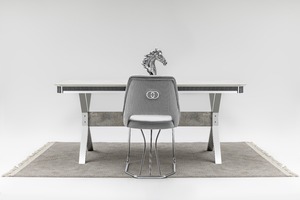 Ensembles de salle à manger modernes et convertibles en acier inoxydable de luxe chic pour la maison, l'appartement, l'hôtel et la villa - Product Image 3