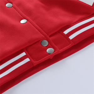 เสื้อแจ็คเก็ตวาร์ซิตี้พิมพ์ลายสำหรับผู้หญิง ปี 2025 แขนผ้าขนสัตว์ เสื้อแจ็คเก็ตเบสบอลสไตล์วินเทจสำหรับฤดูหนาว ความยาวปกติ - Product Image 5