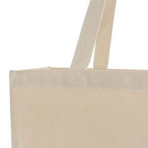 Large <b>Square</b> Canvas Tote Bags with Solid Color Pattern-TF227 - Product Image 4