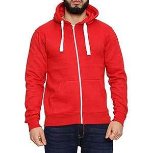 Logo personnalisé 500GSM sweat à capuche en coton fermeture éclair complète femmes hommes Streetwear entraînement extérieur sweat régulier manches longues pour l'hiver - Product Image 4