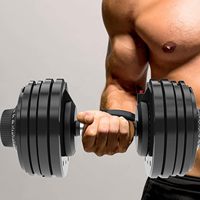 Poignées de musculation en cuir PU pour l'haltérophilie, entraînement fitness, bandes de maintien des poignets rembourrées, durables et réglables