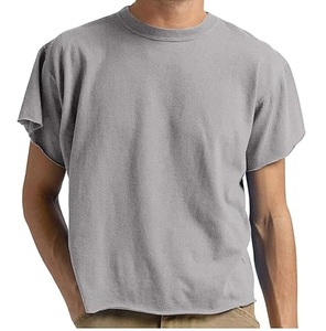 Logo personnalisé de haute qualité 260 GSM poids lourd Boxy Fit 100% coton goutte épaule surdimensionné recadrée Boxy Fit t-shirt Vente en gros - Product Image 1