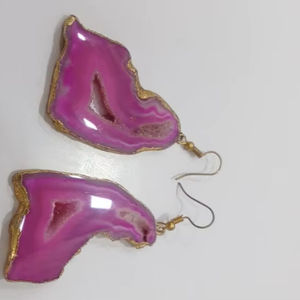 หินดรูซี่คุณภาพสูงสำหรับทำต่างหู หินธรรมชาติจากอินเดีย สำหรับงานประดับเปลือกหอยและกระดูก ลด 20% และของขวัญปีใหม่ - Product Image 5