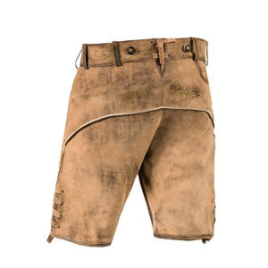 Lederhosen laine légère et durable Short brodé à la mode écologique High Street Design solide respirant doux - Product Image 3