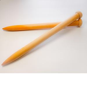 Ensemble d'aiguilles à tricoter en bois de vente chaude-18 paires à pointe unique 36 pièces tailles 2mm à 10mm Durable et écologique - Product Image 6