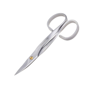 Tijeras de Acero Inoxidable con Hoja Curva para Manicura y Pedicura, para Uso con la Mano Derecha, para Uñas Encarnadas y Cutículas, Duraderas - Product Image 4