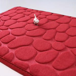 Alfombra de Franela de Lujo con Detalles en Relieve, Hecha a Mano, con Patrón Sólido Personalizado para Decoración Lateral del Sofá - Product Image 2