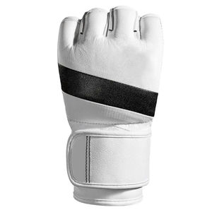 ถุงมือหนัง MMA แบบครึ่งนิ้วสำหรับผู้ชายถุงมือหนังฝึกฝนและต่อสู้ง่ายสั่งทำฉลากได้ตามต้องการ - Product Image 2