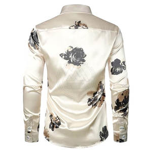 เสื้อเชิ้ตมีกระดุมสีพื้นสำหรับผู้ชายเสื้อมีกระดุมโลโก้แบบกำหนดเอง - Product Image 2